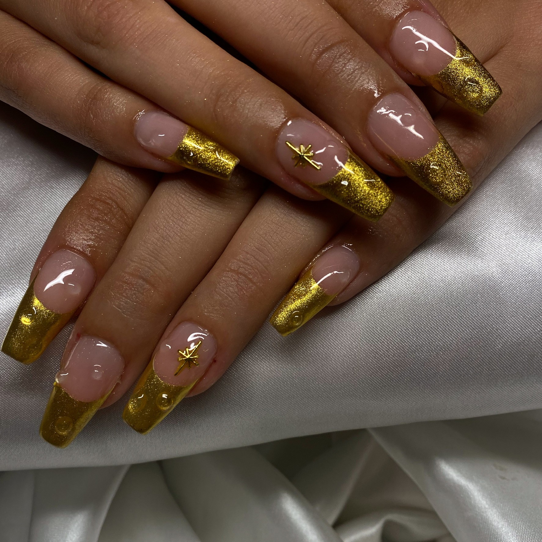 GOLD BLING NAILS ✨ LET'S TALK: HOW TO GROW YOUR  CHANNEL QUICK! PT  1 